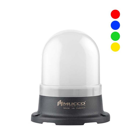 Signal beacon RGB, 12-24 V/DC, ø70mm, for surface mounting