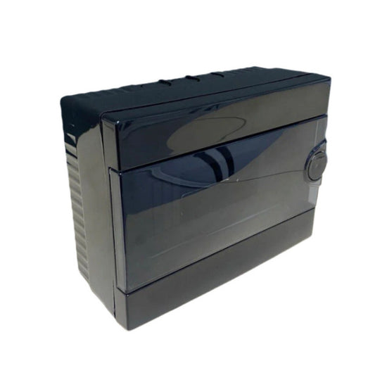ARS Modular switchboard 16 MOD (16 fuses), surface-mounted switch cabinet, plastic, transparent door IP40, 346130