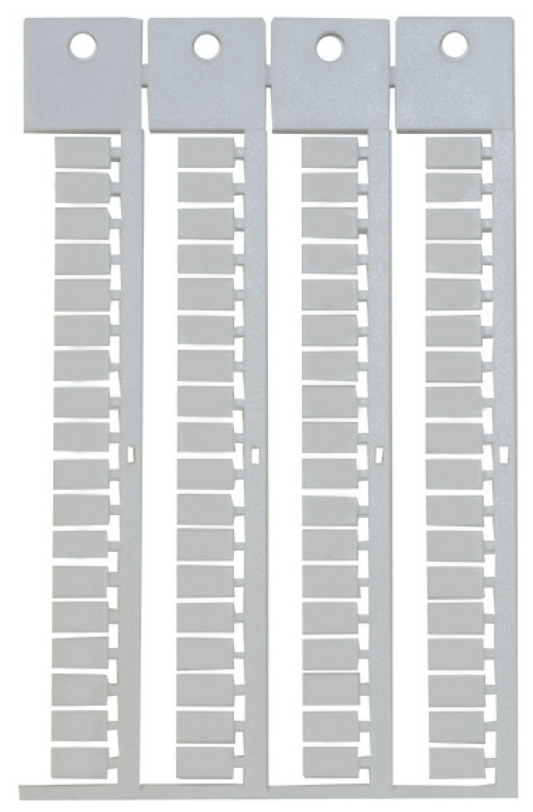 OD10-6P ONE BY ONE PLUCKED LABEL MARKER PRINTLESS (FOR ALL TYPES OF TERMINAL BLOCKS)