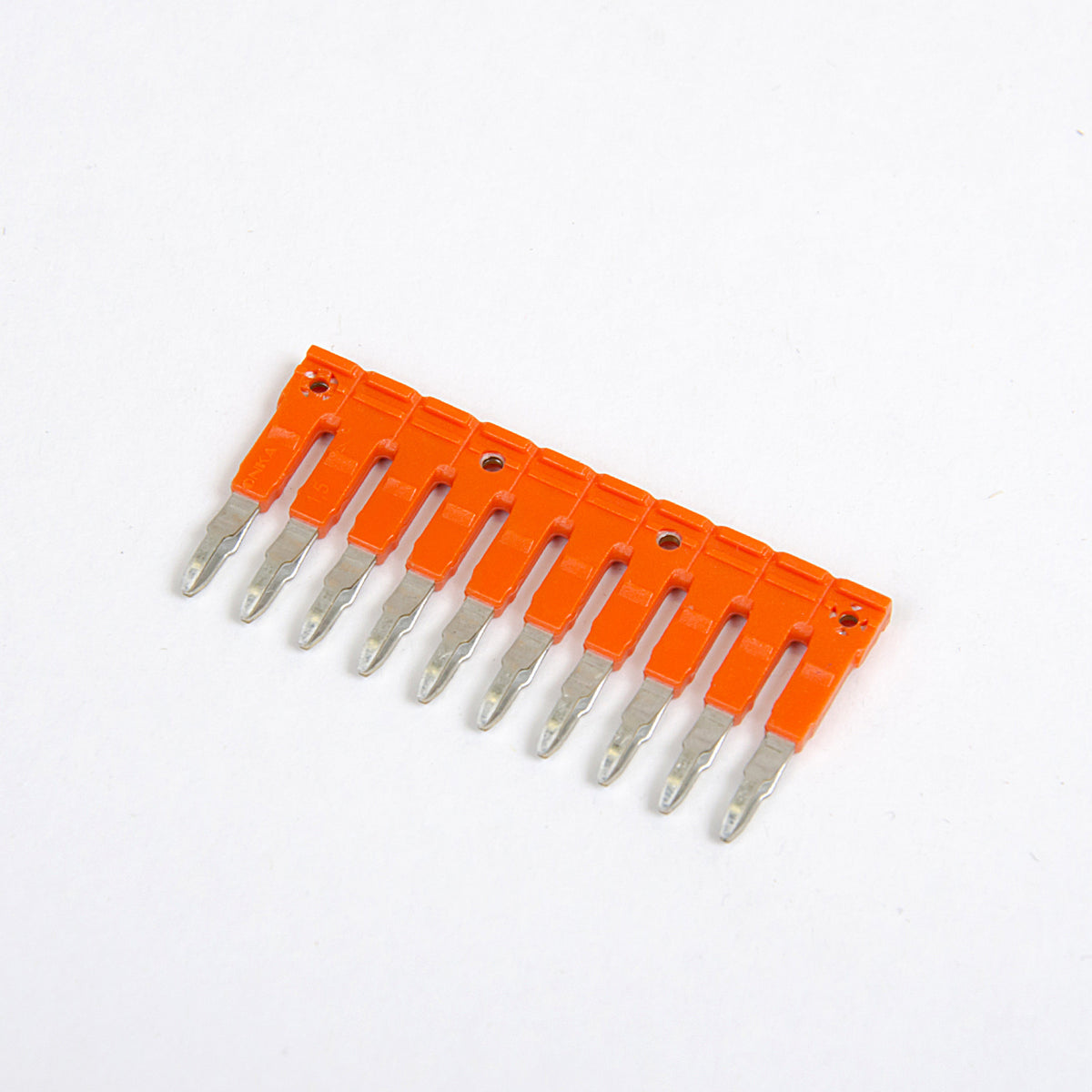 ONKA 1.5/10 Plug-in 10-way ridge bridge, insulated, universal (for spring and screw terminal block 1.5mm2), 1060104