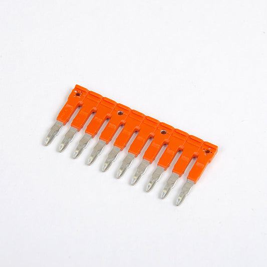 ONKA 1.5/10 Plug-in 10-way ridge bridge, insulated, universal (for spring and screw terminal block 1.5mm2), 1060104