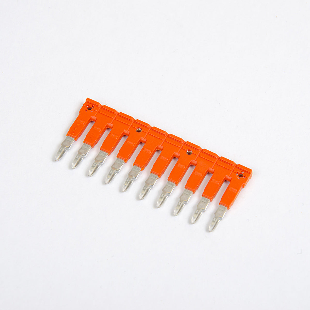 ONKA 2.5/10 Plug-in 10-way ridge bridge, insulated, universal (for spring and screw terminal block 2.5mm2), 1060109