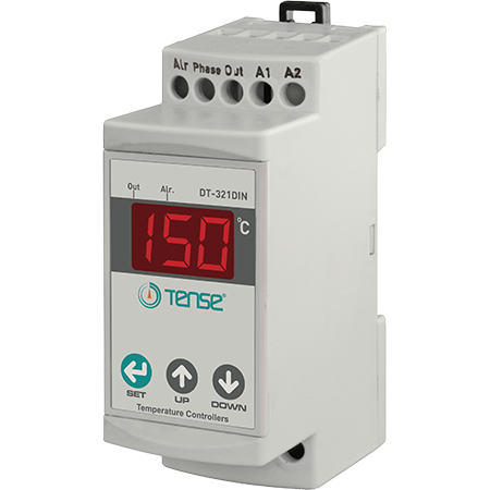 DIN rail thermostat temperature controller ON - OFF - temperature switches