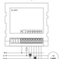Digital Current Indicator Three Phase Panel Ammeter Three Phase Built-in