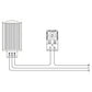 Switchboard heater PTC 30W, PHT030, Plastim