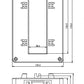 ONKA Current transformer - CURRENT TRANSFORMER 3200/5A, 125MM, CLASS 0.5S, 30VA (DK12532005312 / 80011782)