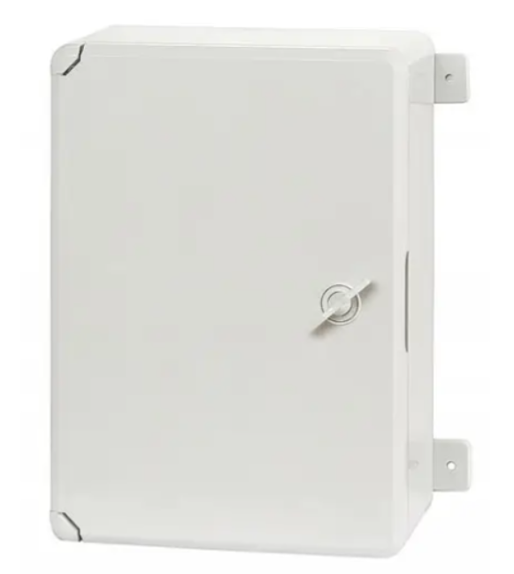 Switchboard plastic grey door 200x300x130mm IP65 PP3001 (P-BOX 2030)