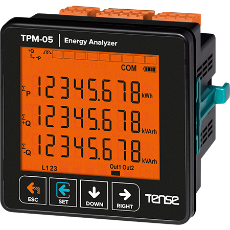3-phase network parameter analyzer of power frequency voltage currents RS485