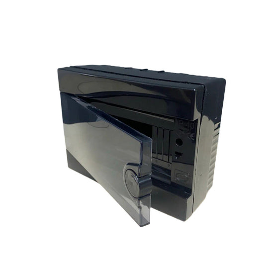 ARS Modular switchboard 16 MOD (16 fuses), surface-mounted switch cabinet, plastic, transparent door IP40, 346130