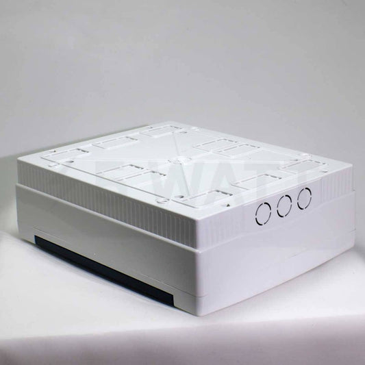 ARS Modular switchboard 24 MOD (24 fuses), surface-mounted switch cabinet, plastic, transparent door IP40, 341207