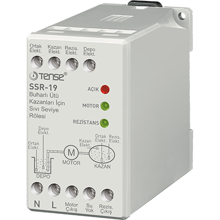 Liquid level relay for steam boilers (well or tank)