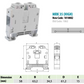 ONKA 35mm2 Screw rail connector terminal block DIN rail terminal 2-wire grey, 1010082