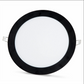 2 pcs - SLIM LED panel black frame cold white /6500K 18W / 1620Lm round recessed round (power supply included) 6500K YL10-1800-S