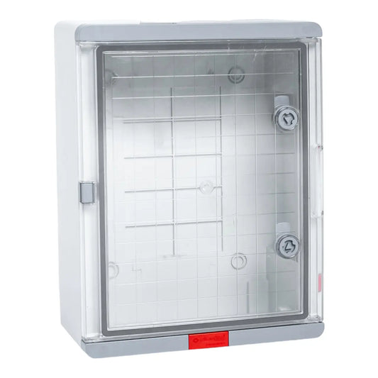 Plastic box IP 67, transparent door, 300x200x130 mm