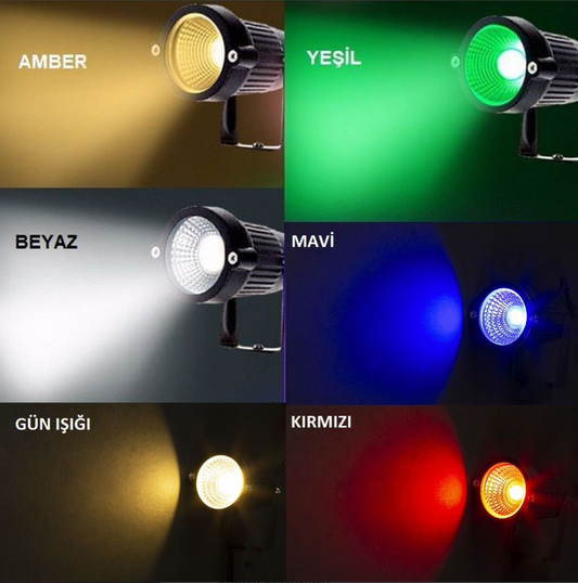 NOAS cold white garden lamp spotlight recessed lights ground LED post 5W 450Lm 6500K YL74-0501