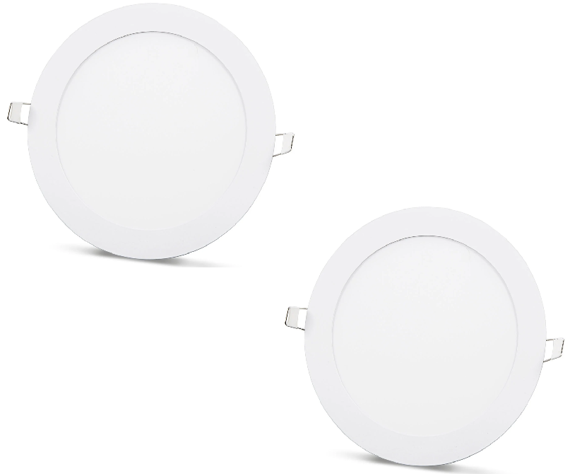 2 pcs SLIM LED painéal bán fuar /6500K 15W / 1350Lm cruinn suiteáilte (soláthar cumhachta san áireamh) 6500K YL10-1500