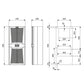 Air conditioning for switchboards / Cooler 2500W, PAD2500.01, Plastim
