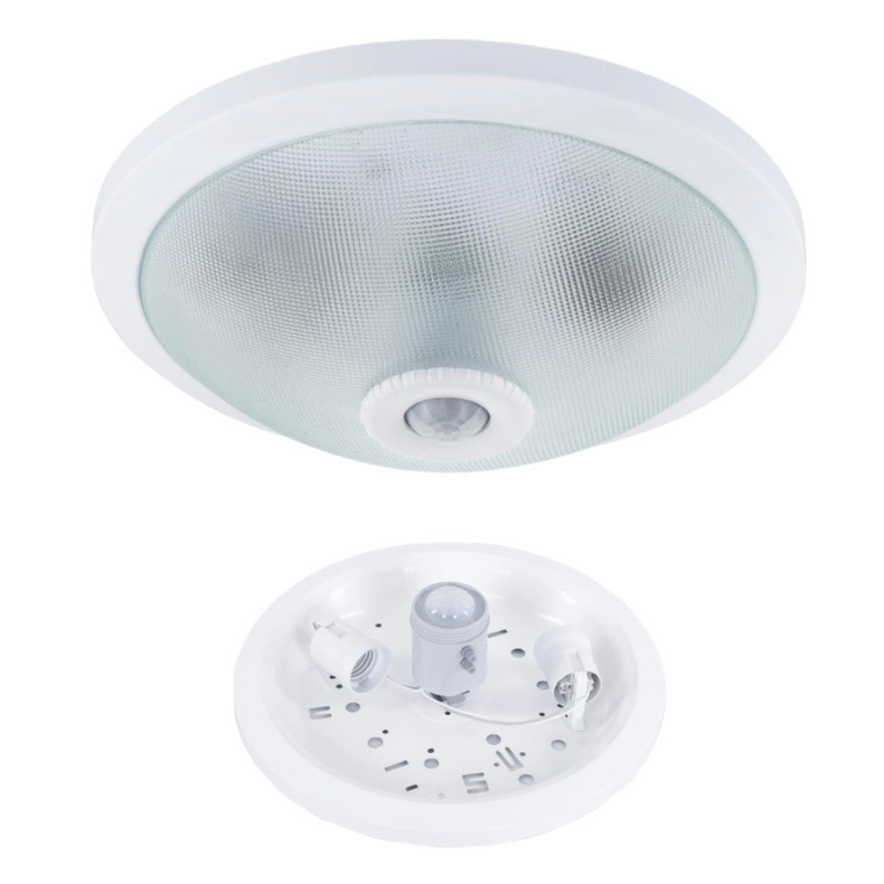 Plafoniera with PIR motion sensor / Fixture with IR sensor (2xe27)