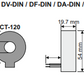 Frequency counter DIN frequency meter digital 1-400Hz panel meters