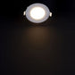 2 pcs - round LED panel 3W / 270Lm white circular recessed (power supply included) 4000K YL10-0307