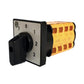 Step switch 0-1-2-3-4-5-6-7 degree rotary switch , 1 pole, 10-160A