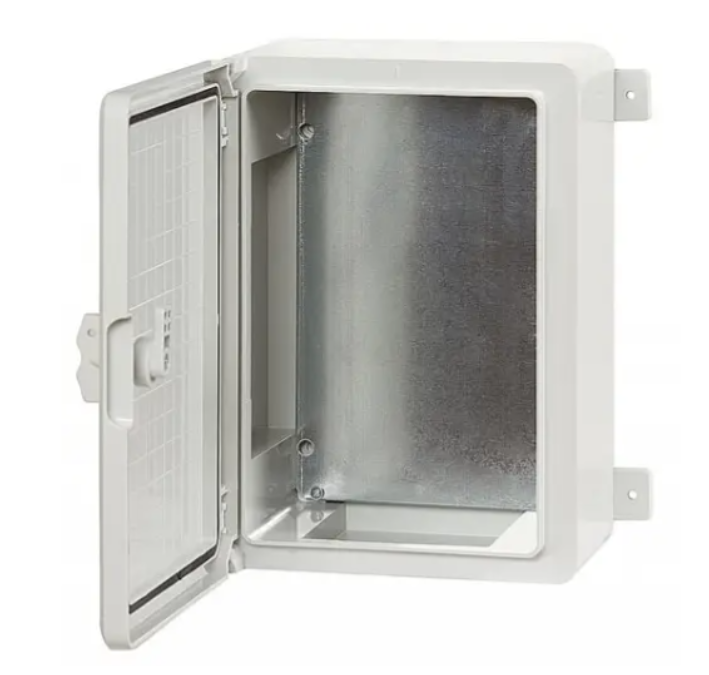 Switchboard plastic grey door 200x300x130mm IP65 PP3001 (P-BOX 2030)