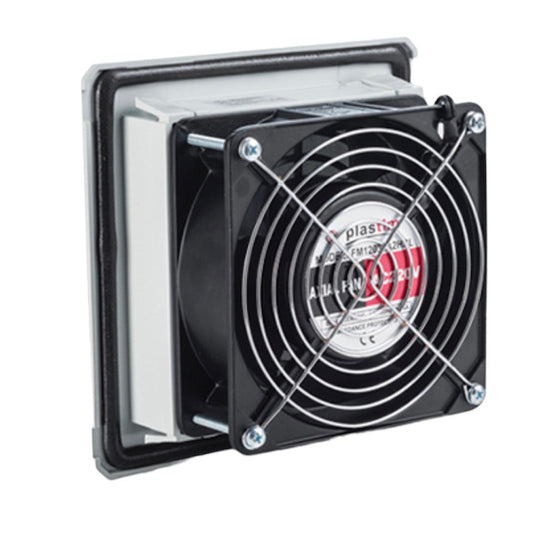 Gaothrán le scagaire + teanntán, 100 (140) m3/u 160x160, 230V 50/60Hz IP54 PTF1500T Plastim