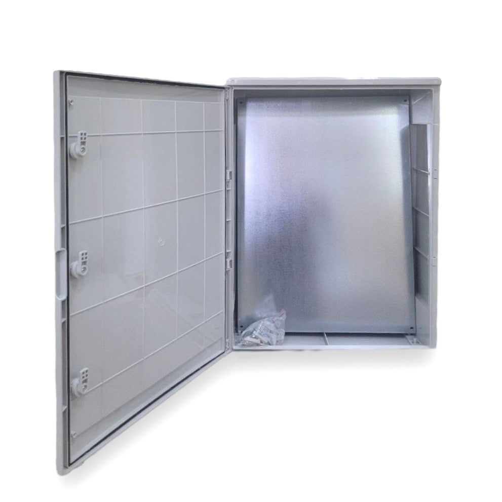 Dor plaisteach gorm le haghaidh cónra 600x800x260mm IP65 PP3021 (P-BOX 6080)
