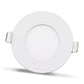 2 pcs - round LED panel 3W / 270Lm white circular recessed (power supply included) 4000K YL10-0307