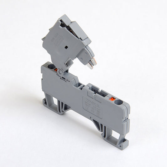 ONKA 2.5mm2 screw connection fuse terminal block (fuse not included) grey, 1020223