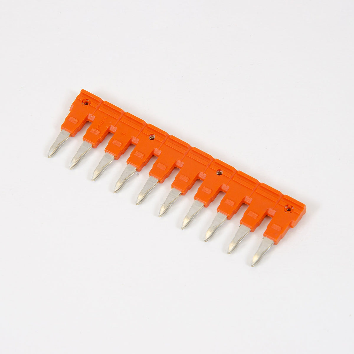 ONKA 6/10 Plug-in 10-strand ridge bridge insulated for 6mm2 screw terminal block, 1060119