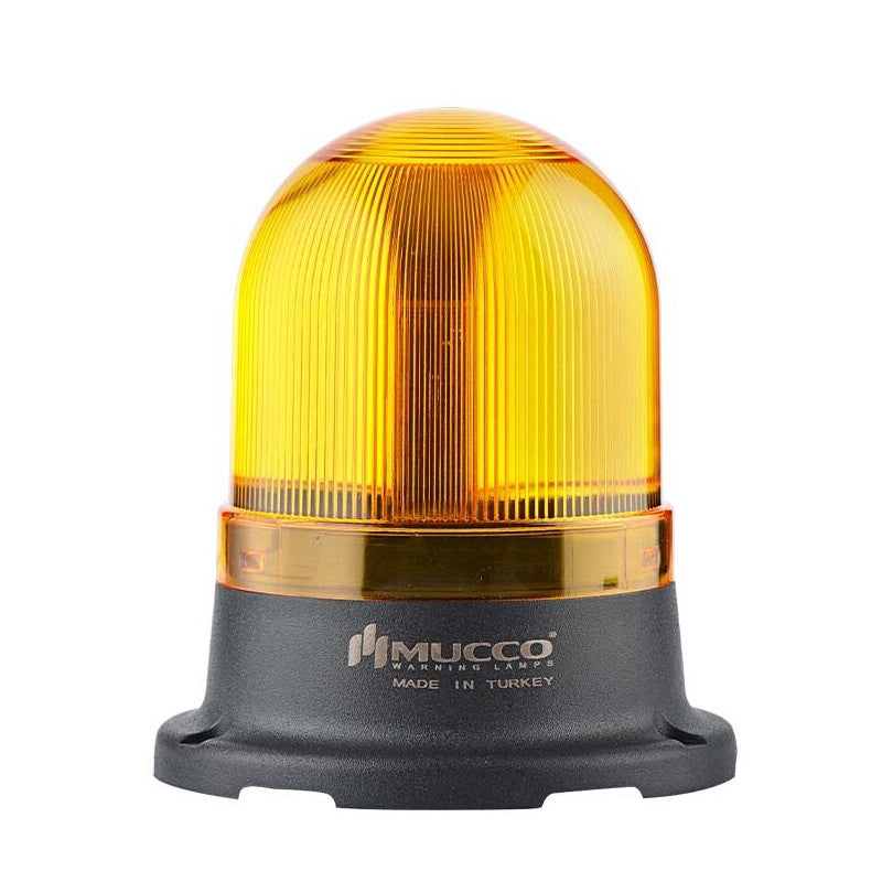 5 MODES ø100 UNIV. SIGNAL BEACON WITH AUDIBLE SIGNAL, 12-24 V AC/DC, YELLOW