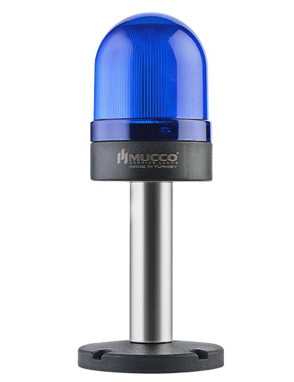 Flashing ø70 NUT.CONN.SIGNAL BEACON LE BUZZ., 40-250V AC/DC., GORM LE 10CM TUBA EXT.