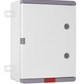 Plastic box IP 67, with grey door, 350x250x150 mm