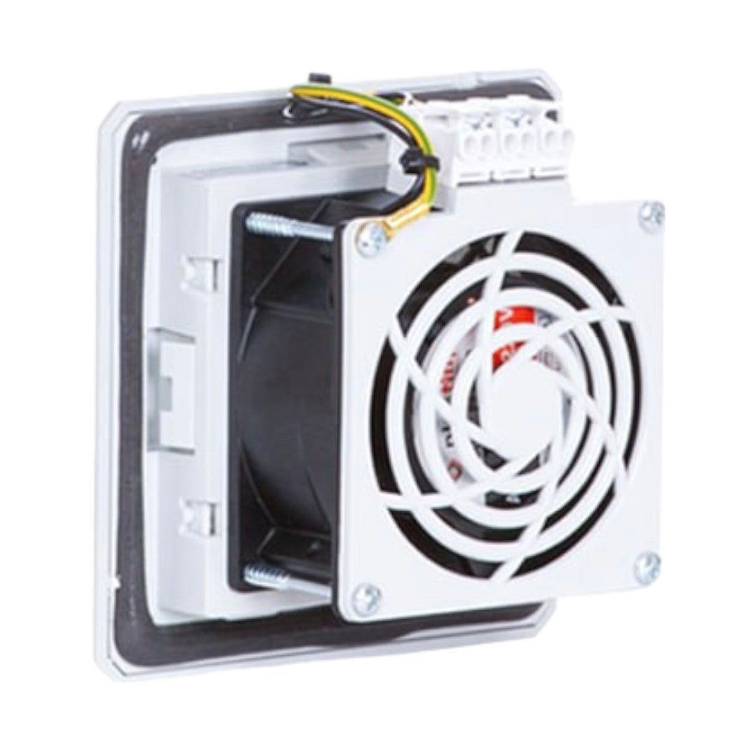 Gaothrán le scagaire + teanntán scrobarnaí, 30 (41) m3/u, 120x120, 230V 50/60Hz IP54 PTF1000T Plastim