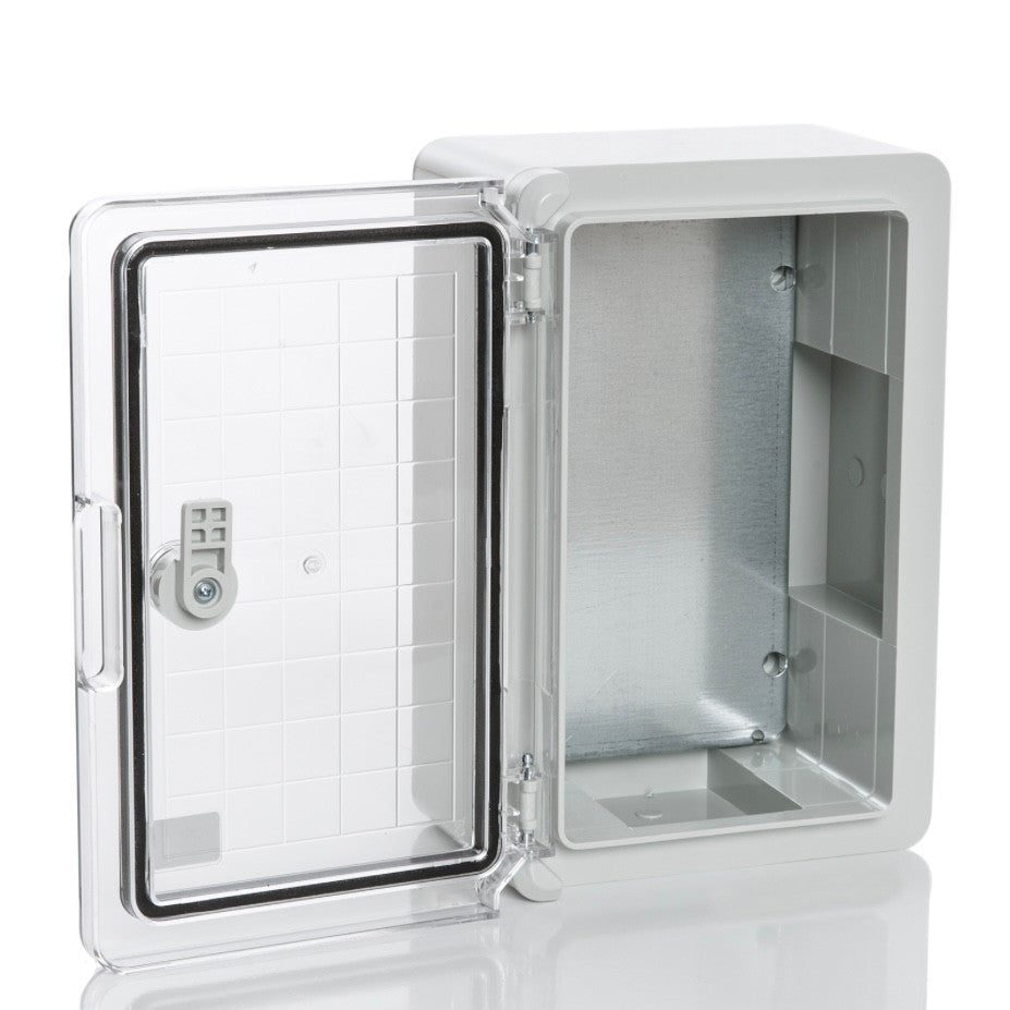 Dor trédhearcach plaisteach le haghaidh an chláir 250x350x150mm IP65 PP3012