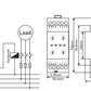 Monitoring/protection three-phase relay for overvoltage, undervoltage control