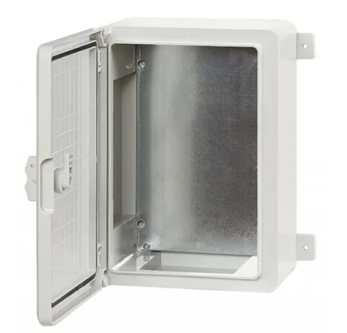 Plastic cabinet grey door 250x350x150mm IP65 PP3002 (P-BOX 2535)
