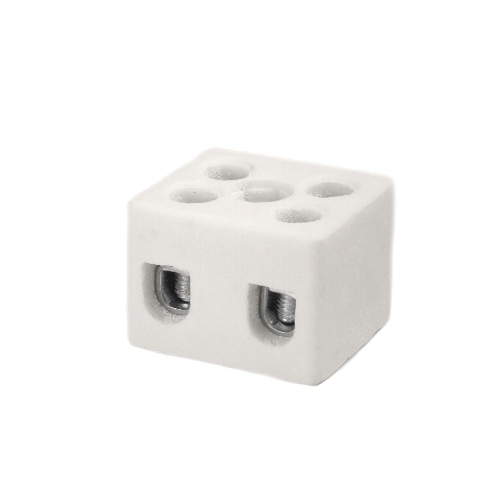 ONKA 2.5-4mm2 / 2-rail Steatit / Ceramic / Porcelain Connector - PORCELAIN TERMINAL BLOCK, 1070002