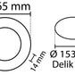 2 pcs SLIM LED panel cold white /6500K 12W / 1080Lm round recessed round (power supply included) 6500K YL10-1200