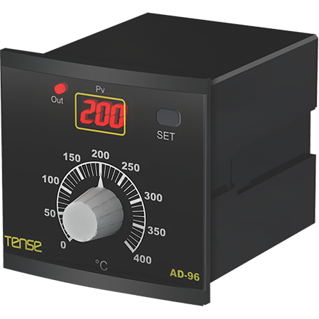 Temperature controller for panel mounting ON-OFF/Proportional , up to 400ºC