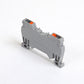 ONKA 1.5mm2 spring rail connector terminal block DIN rail terminal 2-wire grey, 1020002