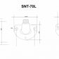 Bracket suite ABS / uillinn suite / bracket balla do phostanna comhartha