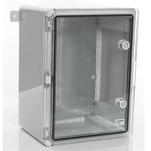 Dor mhonarcha trédhearcach plaisteach 300x400x220mm IP65 PP3015