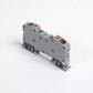 ONKA 6mm2 spring rail connector terminal strip DIN rail terminal strip 2-wire grey, 1020034