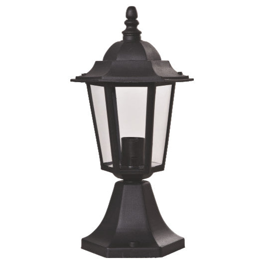 Garden pillar lamp E27 40cm plastic