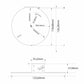 SNT-100LT wall bracket Ø100 mounting angle