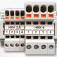 ONKA 6mm2 Hybrid Scriú/Conneáil Réilí Spring Bloc Téarmail DIN Bloc Téarmail 2-chonair gorm, 1040012