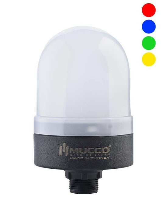 Signal light with surface mounting, multicolour RGB