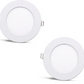 2 píosa - painéal LED ciorclach 6W / 540Lm bán fuar ciorclach suiteáilte (soláthar cumhachta san áireamh) 6500K YL10-0600